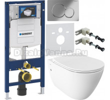 Комплект Унитаз подвесной BOCCHI Venezia 1295-001-0129 белая + Крышка A0336-001 с микролифтом, глянцевая белая + Инсталляция Geberit Duofix UP 320 111.300.00.5 + Кнопка Sigma 01 115.770.21.5 хром + Крепления 111.815.00.1 к стене + Шумоизоляция 156.050.00.
