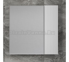 Зеркало-шкаф Style Line Стокгольм, 70, белый рифленый софт
