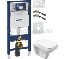 Комплект Унитаз подвесной STWORKI Дублин SETK3504-0605-001-1-6000 с микролифтом + Крепления Geberit Duofix 111.815.00.1 к стене + Шумоизоляция 156.050.00.1 + Инсталляция UP 320 111.300.00.5 + Кнопка Sigma 01 115.770.11.5 белая