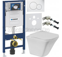 Комплект Унитаз подвесной BelBagno Marmi BB052CHR + Крышка BB052SC с микролифтом + Инсталляция Geberit Duofix UP 320 111.300.00.5 + Кнопка Sigma 01 115.770.11.5 белая + Крепления 111.815.00.1 к стене + Шумоизоляция 156.050.00.1