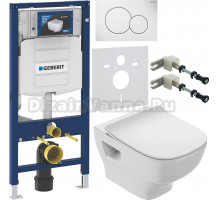 Комплект Унитаз подвесной Jacob Delafon Struktura EDF102-00 + Крышка E70025-00 с микролифтом + Инсталляция Geberit Duofix UP 320 111.300.00.5 + Кнопка Sigma 01 115.770.11.5 белая + Крепления 111.815.00.1 к стене + Шумоизоляция 156.050.00.1