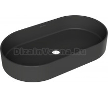 Раковина Aqueduto Espiral ESP0240 60 см, черная матовая