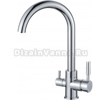 Смеситель для кухни Fashun A4397, с краном для питьевой воды, хром