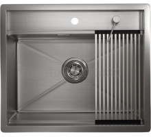 Мойка кухонная Granula Kitchen Space KS-6051, сталь сатин