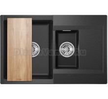 Мойка кухонная Granula Estetica ES-7808, черный
