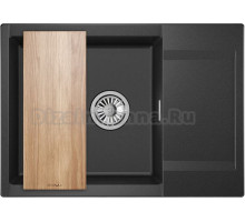Мойка кухонная Granula Estetica ES-7003, черный