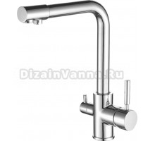 Смеситель для кухни Fashun A4352, с краном для питьевой воды, хром