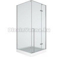 Душевой уголок Bauedge SB0013, 90x90, с поддоном, профиль хром