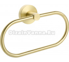 Полотенцедержатель Fixsen Comfort Gold FX-87011, кольцо золото-сатин