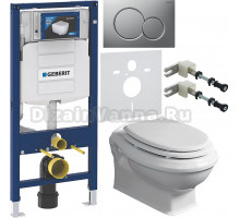 Комплект Унитаз подвесной Simas Arcade AR841bi rimless + Крышка AR006bi/cr с микролифтом, петли хром + Инсталляция Geberit Duofix UP 320 111.300.00.5 + Кнопка Sigma 01 115.770.JQ.5 лакированная, матовый хром + Крепления 111.815.00.1 к стене + Шумоизоляция