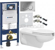 Комплект Унитаз подвесной BOCCHI Care&Confort 2011-001-0129 глянцевая белая + Крышка A0324-001 с микролифтом, глянцевая белая + Инсталляция Geberit Duofix UP 320 111.300.00.5 + Кнопка Sigma 01 115.770.21.5 хром + Крепления 111.815.00.1 к стене + Шумои