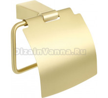 Держатель туалетной бумаги Fixsen Trend Gold FX-99010, с крышкой