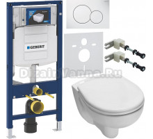 Комплект Унитаз подвесной TECE V04 9700004 + Крышка V04 9700602 с микролифтом + Инсталляция Geberit Duofix UP 320 111.300.00.5 + Кнопка Sigma 01 115.770.11.5 белая + Крепления 111.815.00.1 к стене + Шумоизоляция 156.050.00.1