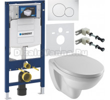 Комплект Унитаз подвесной Jacob Delafon Patio E4187 + Крышка E4267 P + Инсталляция Geberit Duofix UP 320 111.300.00.5 + Кнопка Sigma 01 115.770.11.5 белая + Крепления 111.815.00.1 к стене + Шумоизоляция 156.050.00.1