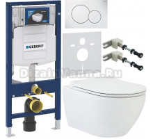 Комплект Унитаз подвесной beWash Bogen 88303201 с сиденьем микролифт белый + Инсталляция Geberit Duofix UP 320 111.300.00.5 + Кнопка Sigma 01 115.770.11.5 белая + Крепления 111.815.00.1 к стене + Шумоизоляция 156.050.00.1