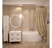 Штора для ванной Aima Design У37612 200x240, двойная, жемчужная