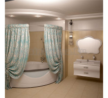 Штора для ванной Aima Design У37614 270x240, двойная, бирюзовая