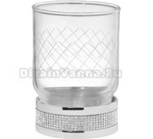 Стакан Boheme Royal Cristal Chrome настольный