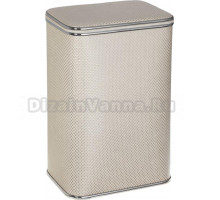 Корзина для белья Cameya KL-H-B светлая, хром, большая