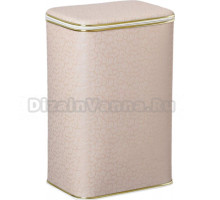 Корзина для белья Cameya FLG-B бежевая, золото, большая