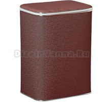 Корзина для белья Cameya FDH-M коричневая, хром, средняя