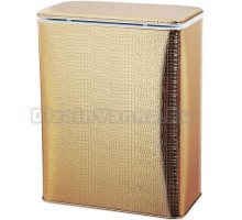 Корзина для белья Cameya GKR-M крокодил, золото, средняя