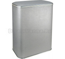 Корзина для белья Cameya PGH-B серая, хром, большая