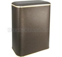 Корзина для белья Cameya PCG-B шоколад, золото, большая