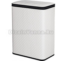 Корзина для белья Cameya WCC-B белая, стеганая, большая