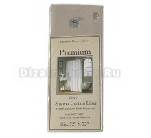 Штора для ванной Carnation Home Fashions Premium 4 Gauge Linen защитная