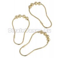 Крючок для шторы Carnation Home Fashions Roller Hook Brass