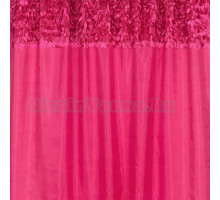 Штора для ванной Carnation Home Fashions Jasmine Raspberry