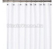 Штора для ванной Carnation Home Fashions Nylon Liner White защитная
