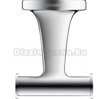 Крючок Duravit Starck T 0099301000 двойной, хром