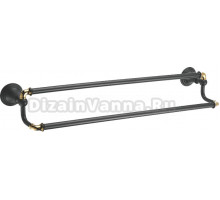 Полотенцедержатель Fixsen Luksor FX-71602B двойной