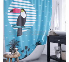 Штора для ванной Fixsen Tucan FX-2502 без колец