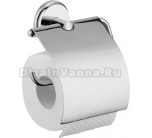 Держатель туалетной бумаги Hansgrohe Logis Classic 41623000 с крышкой