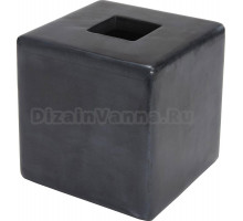 Бокс для салфеток Kassatex Noir ANO-TH-BK темно-серый