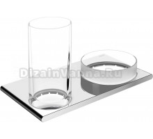 Стакан Keuco Edition 400 11554 с чашей для мелочей