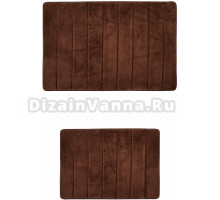 Коврик Primanova Memory Foam D-16023 коричневый, комплект