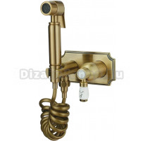 Гигиенический душ Elghansa Concealed 12C0884-Bronze (Set-49) со смесителем