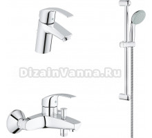 Душевой комплект Grohe Eurosmart 124446