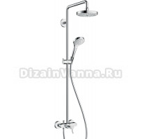 Душевая стойка Hansgrohe Croma Select S 180 2jet 27255400 с однорычажным смесителем