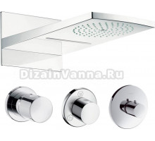 Душевой комплект Hansgrohe Raindance Rainfall 180 AIR 2jet 28433000 хром