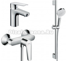 Душевой комплект Hansgrohe SET Logis E 70 (b)