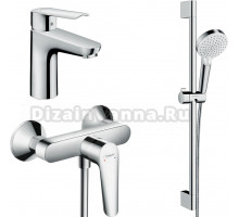 Душевой комплект Hansgrohe SET Logis E 100 (d)