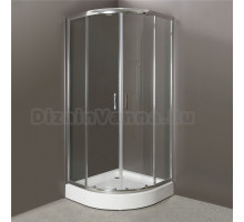 Душевой уголок BelBagno Uno-195 R 2 80 C Cr