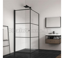 Душевой уголок Berges Wasserhaus Dark 061020L 90х90, L, профиль черный матовый