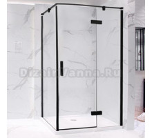 Душевой уголок Bravat Blackline 120х80х195, R