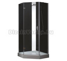 Душевой уголок Cezares BERGAMO-W-P-1-100-C-Cr-L-IV